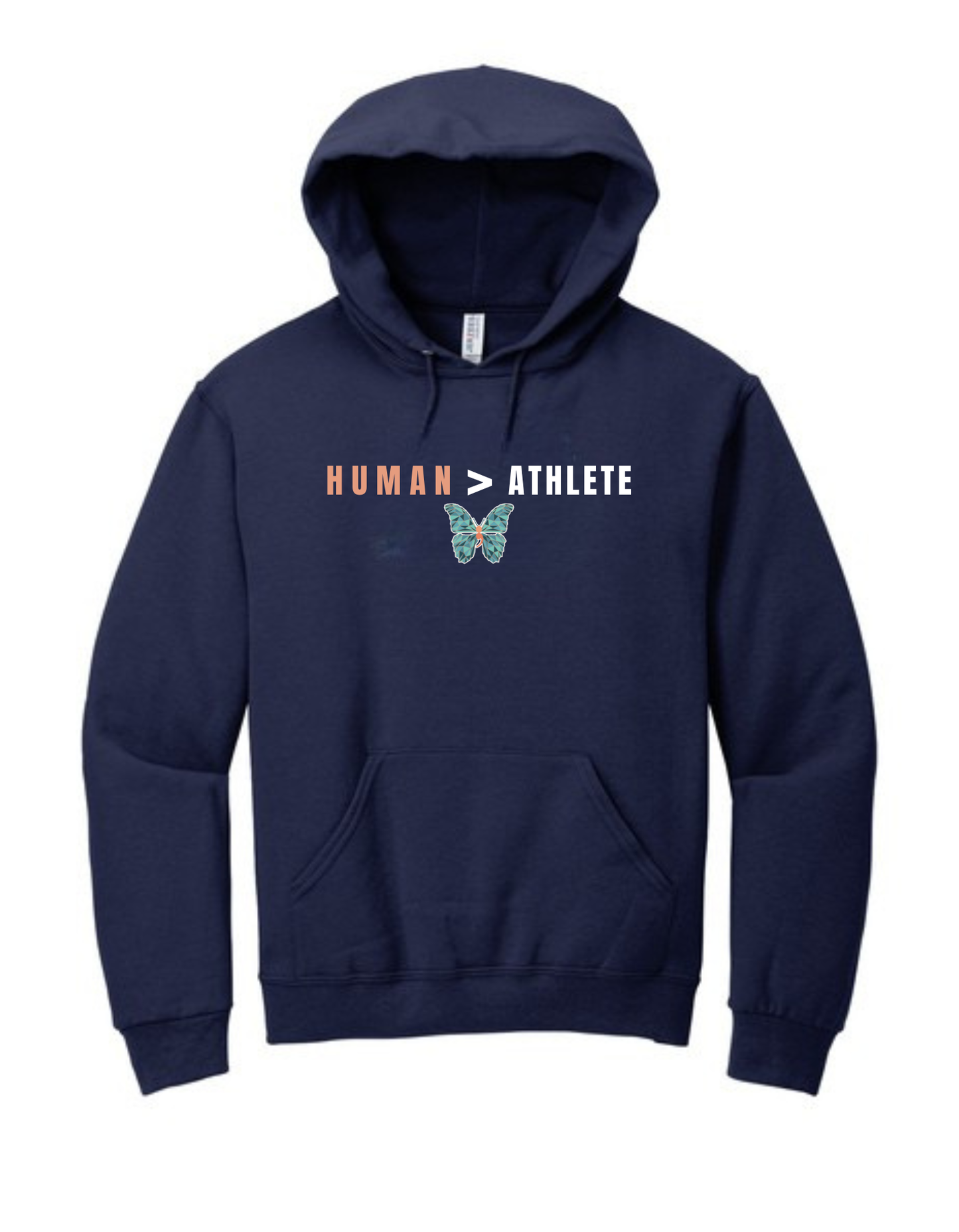 Human>Athlete Hooded Sweatshirt