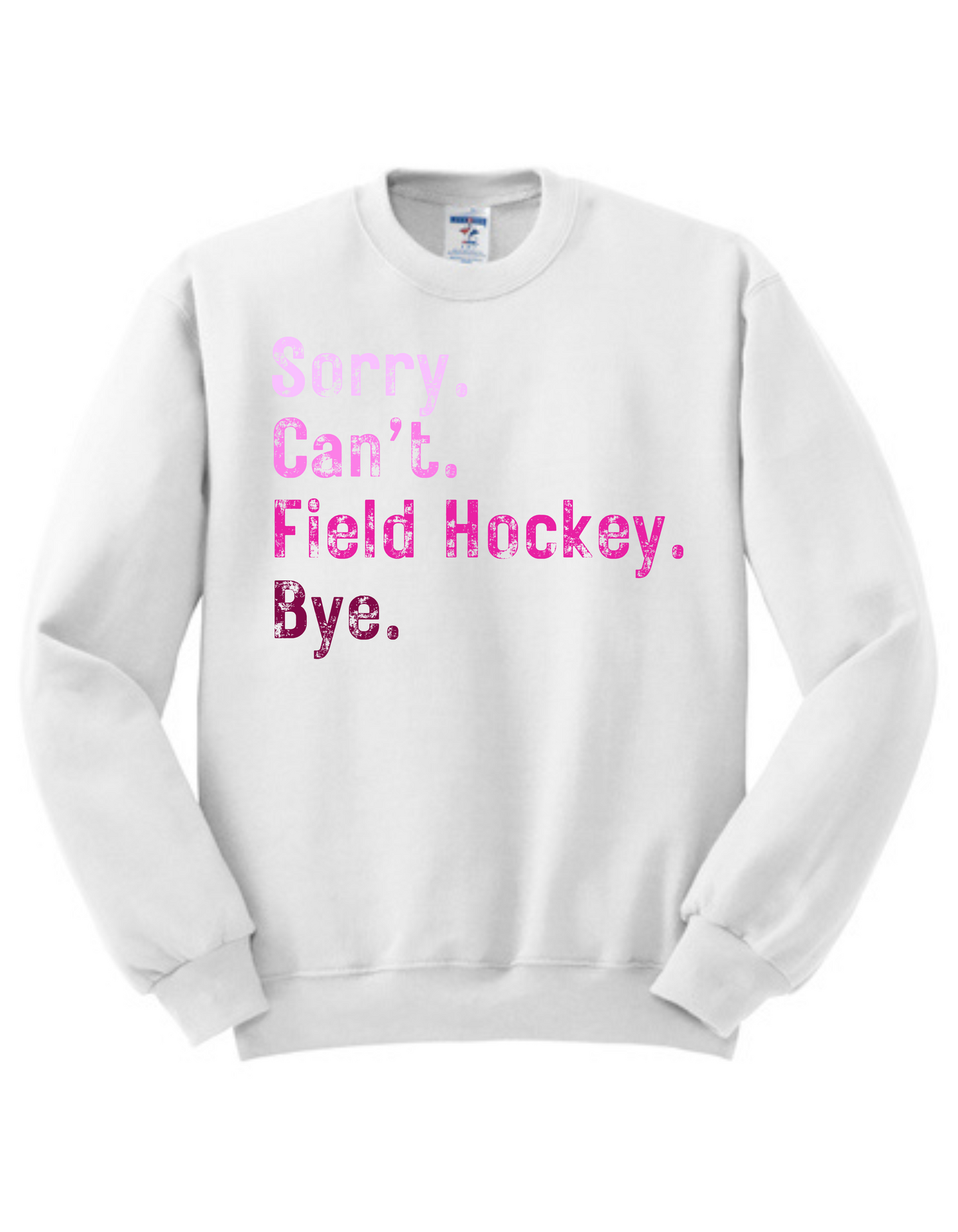 Field Hockey: Sorry Can't