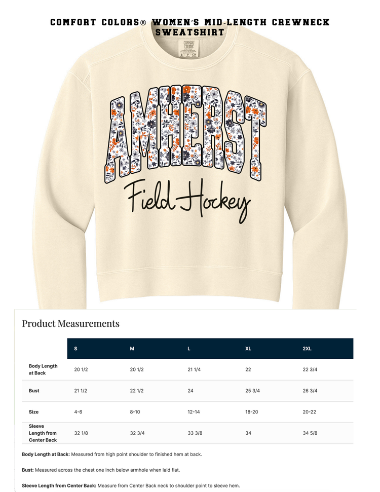 Amherst Field Hockey: Floral