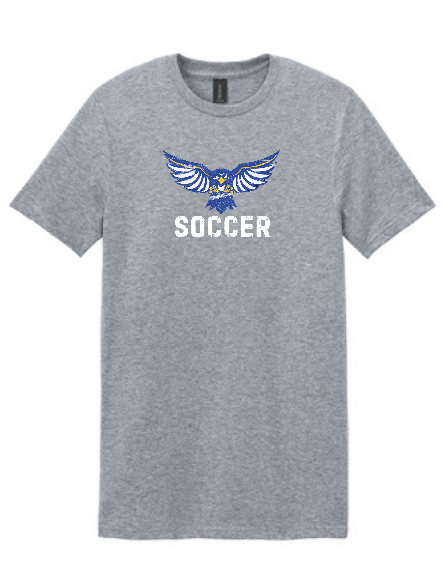 Hawks Soccer T-shirt: Distressed