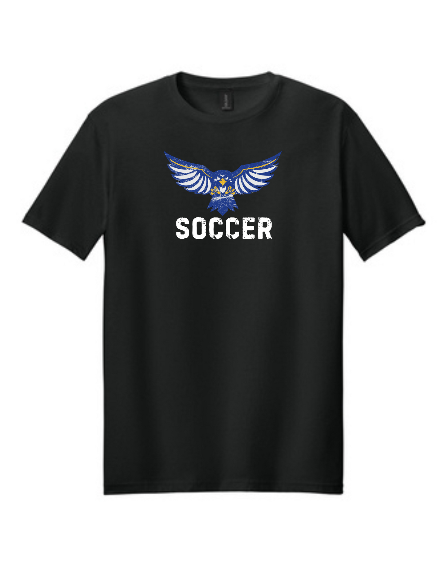 Hawks Soccer T-shirt: Distressed