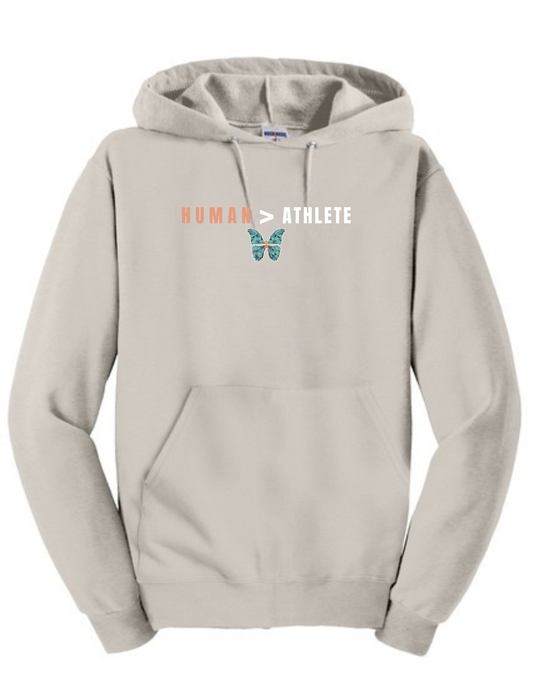 Human>Athlete Hooded Sweatshirt