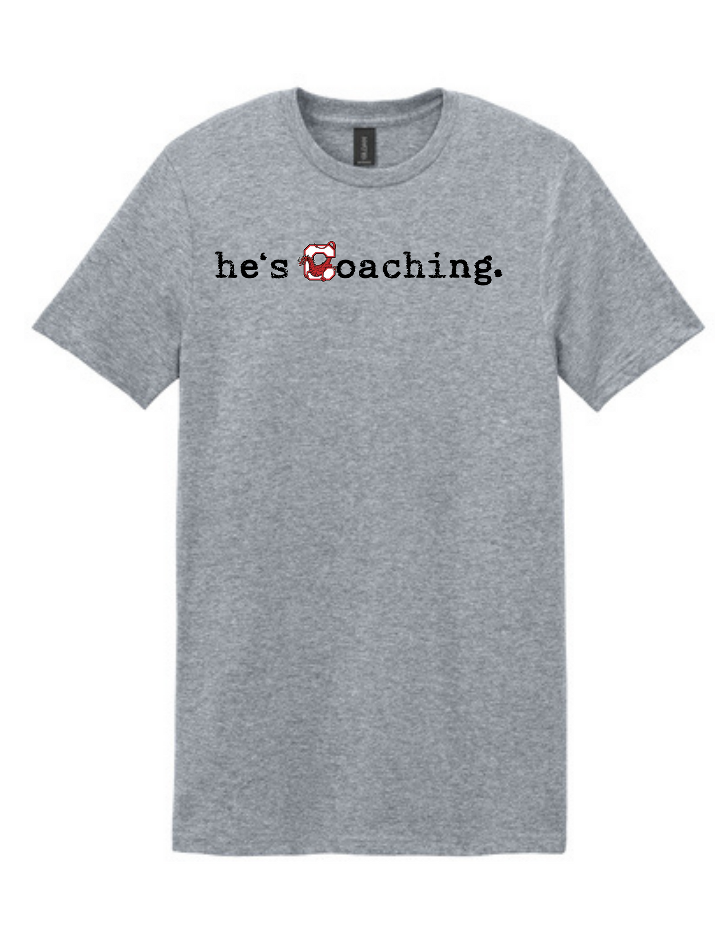he's coaching (Cortland logo)