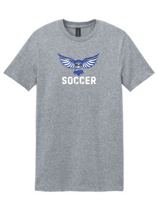 Hawks Soccer T-shirt: Distressed