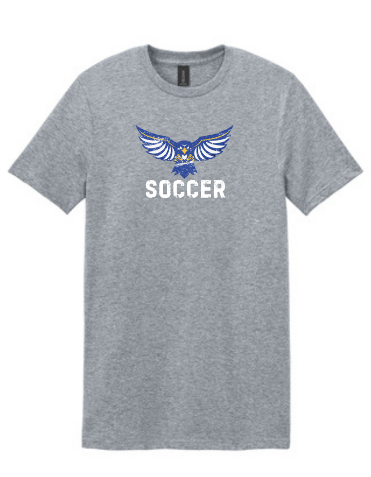 Hawks Soccer T-shirt: Distressed